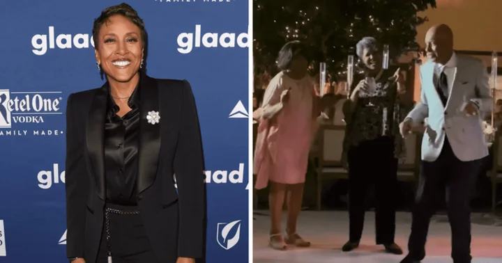 Robin Roberts’ siblings surprise 'GMA' host with impromptu dance performance at her wedding