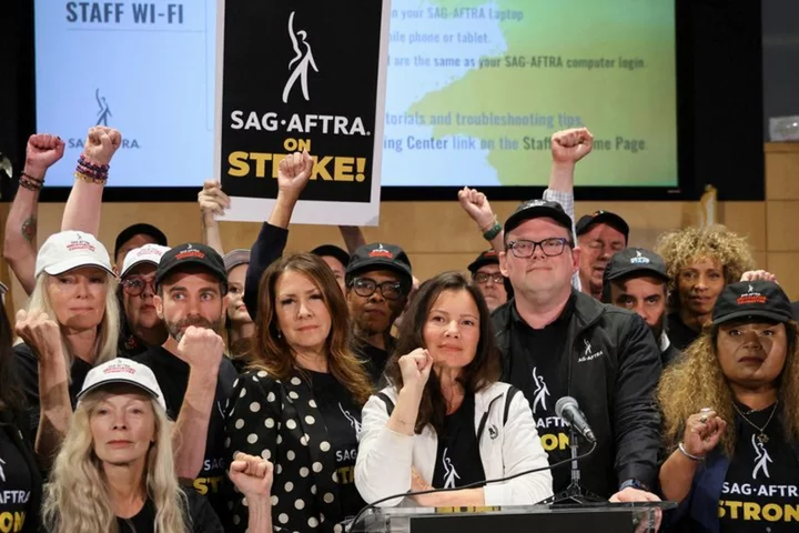 Hollywood's striking actors, writers to join picket lines