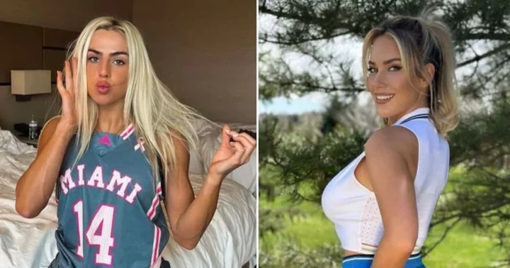 Cavinder Twins' Haley tees up to dethrone Paige Spiranac's golf dominance in sizzling attire: 'Drive for show, putt for dough'