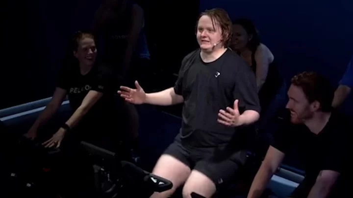 Lewis Capaldi makes surprise appearance in Peloton class - and it goes exactly as you'd expect