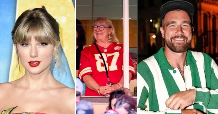 Donna Kelce keeps Travis Kelce and Taylor Swift's 'stuff private' but says 'they are making it very clear'