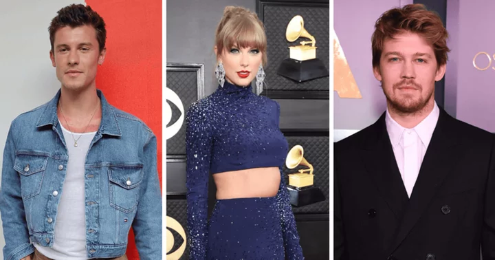 Shawn Mendes says Taylor Swift's ex Joe Alwyn has got a 'bit of a villain look' because of his blue eyes
