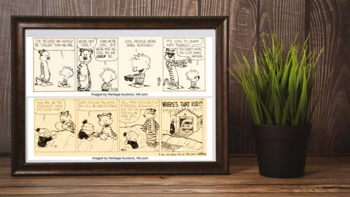 Two Rare 'Calvin and Hobbes' Originals Just Brought in Eye-Popping Prices at Auction