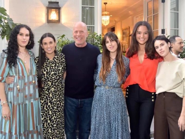 Bruce Willis is celebrated by Emma Heming and Demi Moore with moving Father's Day tributes