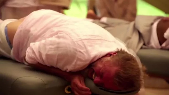 Martin Roberts gets 'spanking therapy' from Love Island star as part of 'detox'