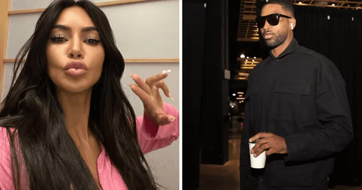 Fans wonder if Kim Kardashian is dating Tristan Thompson as SKIMS founder parties with sister Khloe's ex
