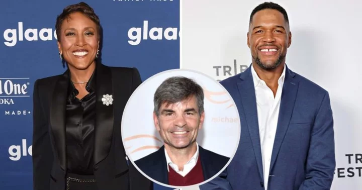 George Stephanopoulos comes to Robin Roberts' rescue, shuts down Michael Strahan's bold question on 'GMA'