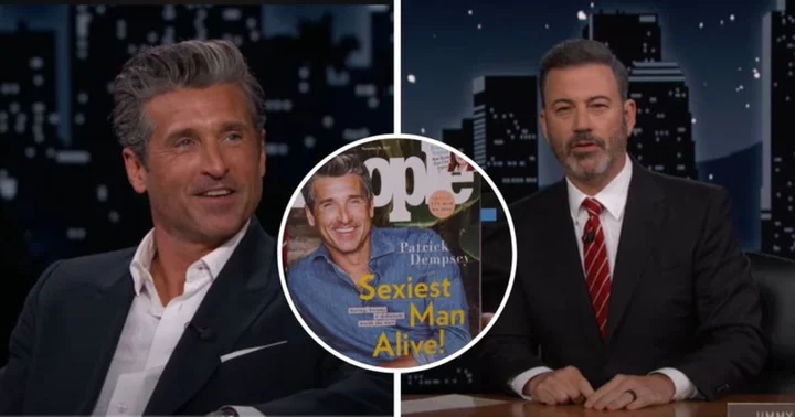 Fans ask 'what took so long' after Patrick Dempsey is crowned People magazine's Sexiest Man Alive for 2023 on 'Jimmy Kimmel Live!'