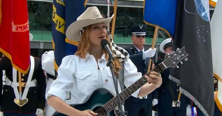 'That was painful to listen to': Jewel slammed for 'disgraceful' national anthem performance at Indianapolis 500