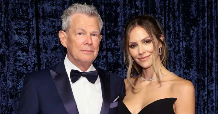 'Something happens over time': Katharine McPhee and David Foster open up about their differences while parenting son Rennie