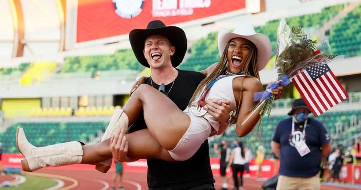 When did Tara Davis marry Hunter Woodhall? Long jump champ set to compete in World Athletics Championships 2023
