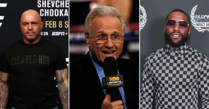 Joe Rogan laughs uncontrollably recalling Larry Merchant and boxing legend Floyd Mayweather's encounter: 'I'd kick your a**'