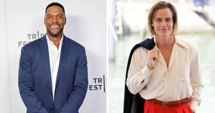 'GMA' star Michael Strahan and Chris Pine bond over 'shared sense of style’ as actor reveals his original career plan