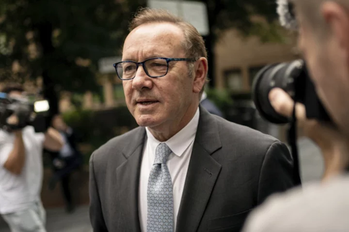 Kevin Spacey fights back tears as he testifies how sex abuse allegations 'exploded' his career