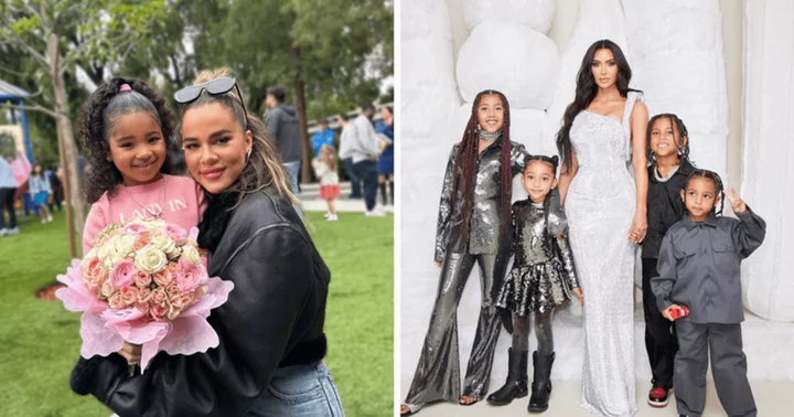 Khloe and Kim Kardashian treat their daughters to special girls' day at Barbie World, fans say 'Chicago is spitting image of Kim'