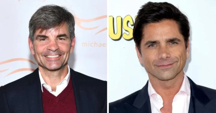 'It's not too late': John Stamos urges 'GMA' host George Stephanopoulos to 'run for President' as he promotes his memoir on morning show