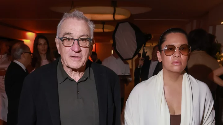 Robert De Niro and girlfriend Tiffany Chen step out at Cannes Film Festival after welcoming baby