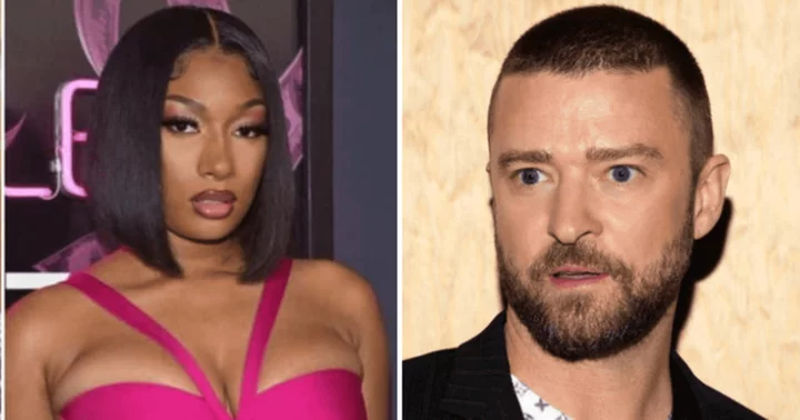Megan Thee Stallion reacts to viral VMAs video in which she was allegedly seen arguing with Justin Timberlake backstage