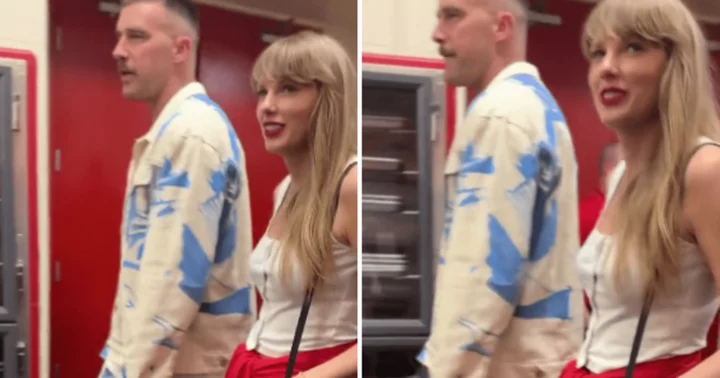 Taylor Swift fans drag Travis Kelce for his 'horrendous' outfit as he's spotted with singer after game