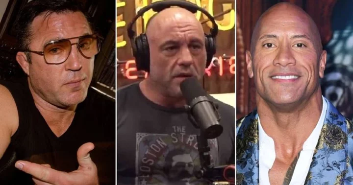 Chael Sonnen dubs Joe Rogan and The Rock's recent encounter as 'awkward': 'Pretending to be happy'