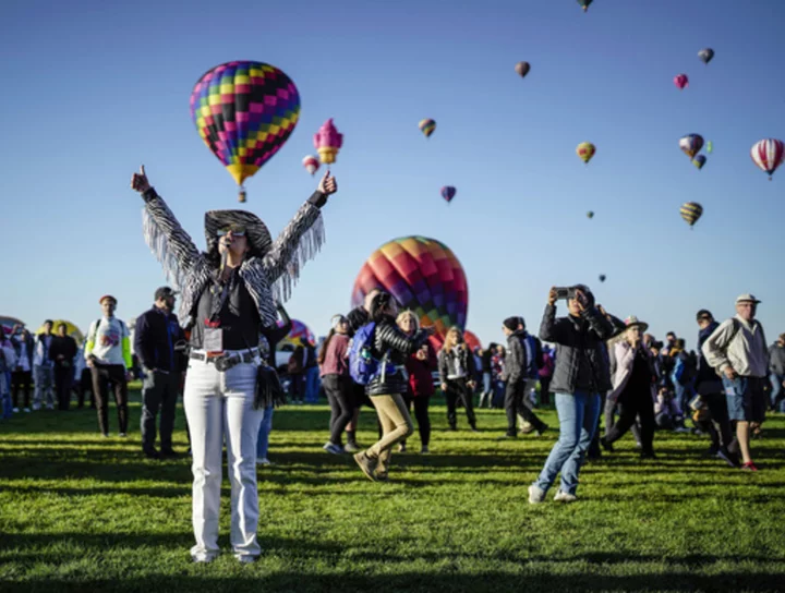 Albuquerque International Balloon Fiesta brings colorful displays to the New Mexico sky
