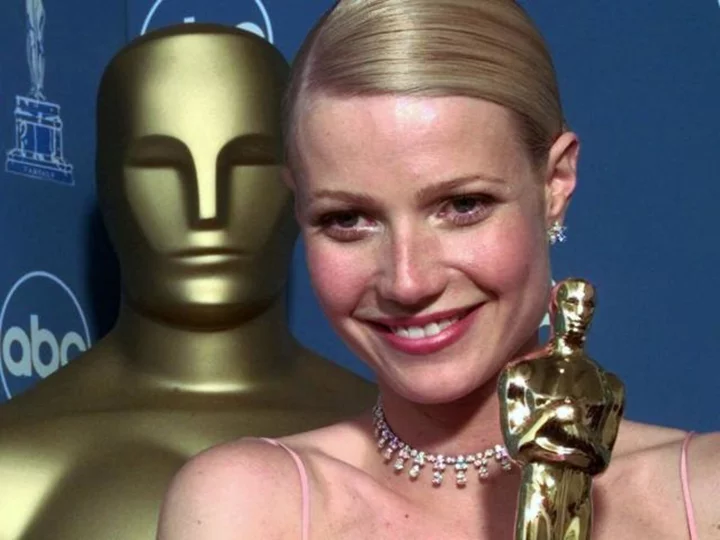 Gwyneth Paltrow jokes about using her Oscar statue as a doorstop