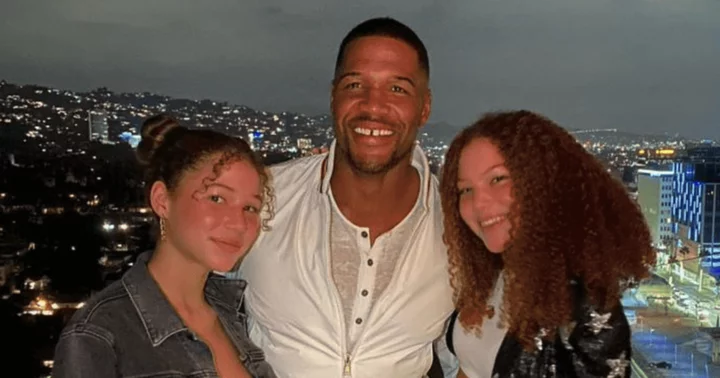 What did Michael Strahan say about his daughters on 'The View'? 'GMA' star says Isabella and Sophia 'fight' but are 'great friends'