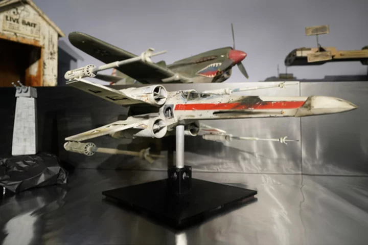 From spaceships to 'Batman' props, a Hollywood model maker's creations and collection up for auction