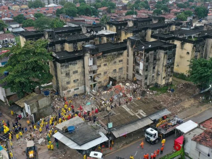 At least 8 killed in building collapse in Brazil