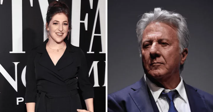 'Jeopardy!' host Mayim Bialik shares throwback photo with Dustin Hoffman amid backlash from show's fans