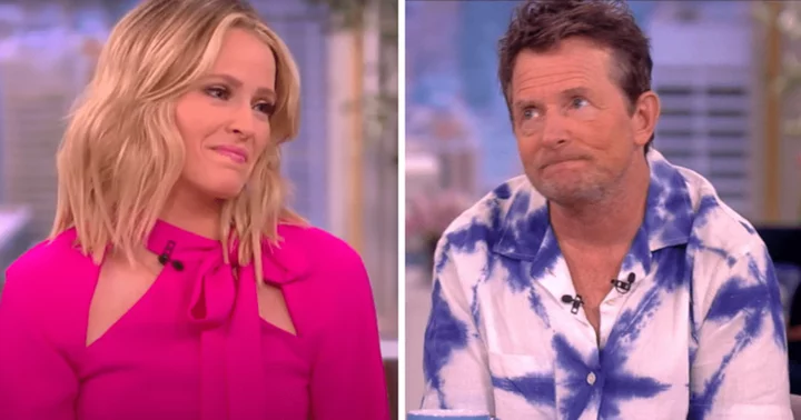Sara Haines thanks Michael J Fox on 'The View' after foundation info helped her mom battle Parkinson's