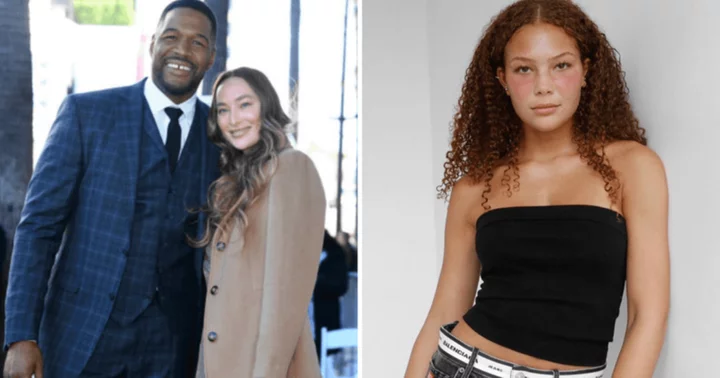GMA’s Michael Strahan surprises fans as he attends NY Giants game with daughter Isabella and girlfriend Kayla Quick