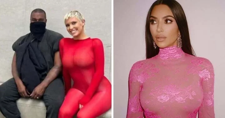 Irony dies as Kim Kardashian worries how children will react to Kanye West's bare buttocks on Italian trip with wife Bianca Censori
