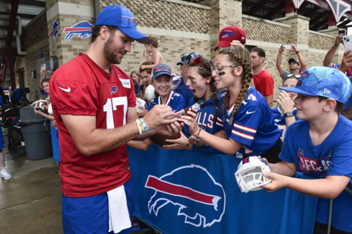 Bills QB Allen basks in celebrity and football, while trying to maintain some semblance of privacy