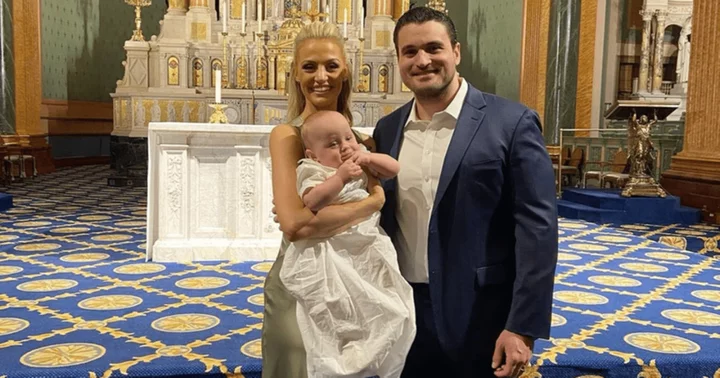 ‘Fox & Friends’ co-hosts and fans gush over Carley Shimkus’ ‘precious’ son Brock as she shares baptism ceremony pics