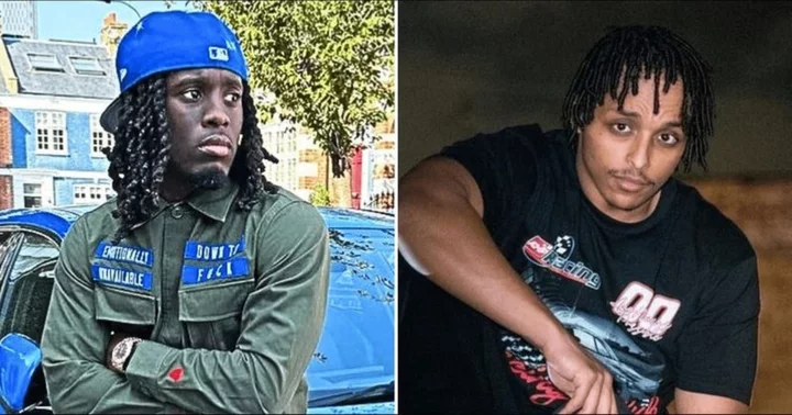 Kai Cenat breaks down after reuniting with close pal Agent and his girlfriend Jalon, trolls ask why Twitch king is 'always crying'