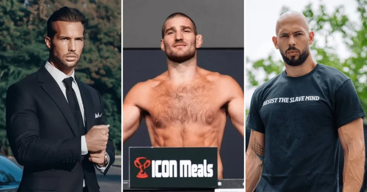Tristan Tate confronts Sean Strickland for calling him and his brother Andrew Tate 'trash', trolls say UFC star 'would beat them both'