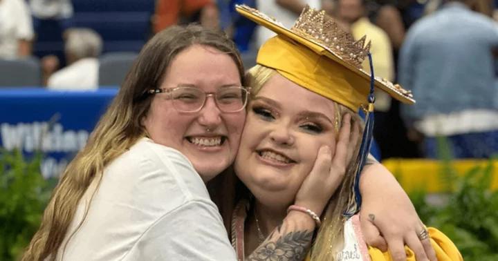 'Sister of the year': Fans hail 'Mama June' star Pumpkin as she shares 'raw' graduation video of Honey Boo Boo