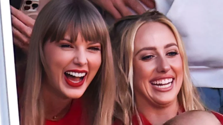 Brittany Mahomes' SKIMS collaboration has everyone talking about Taylor Swift
