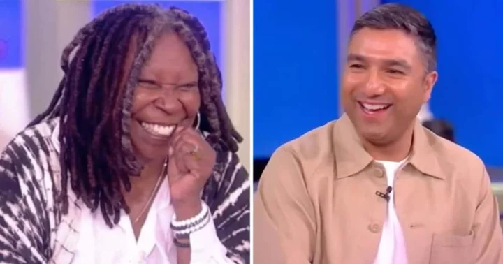 'You're so fabulous': Whoopi Goldberg dances with excitement as 'Ted Lasso' star Nick Mohammad makes appearance on 'The View'