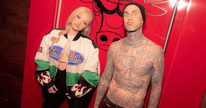 Travis Barker dubbed 'sick' for posing with daughter Alabama, 17, as she goes topless