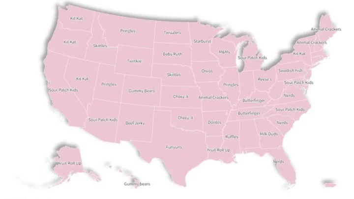 America's Favorite Junk Food, Mapped by State