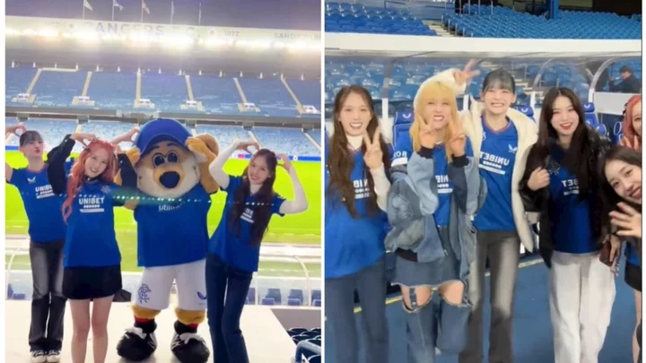 K-pop group STAYC pay a visit to Rangers' Ibrox Stadium after Texas top mix-up