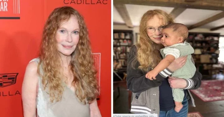 'Too young to be a grandma': Mia Farrow shares adorable photo with grandson as she enjoys 'best of days'