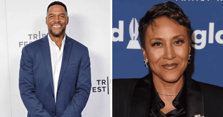 Did Michael Strahan strip on ‘GMA’? Morning show host flaunts 'fake' muscles for Robin Roberts’ on-air bachelorette party