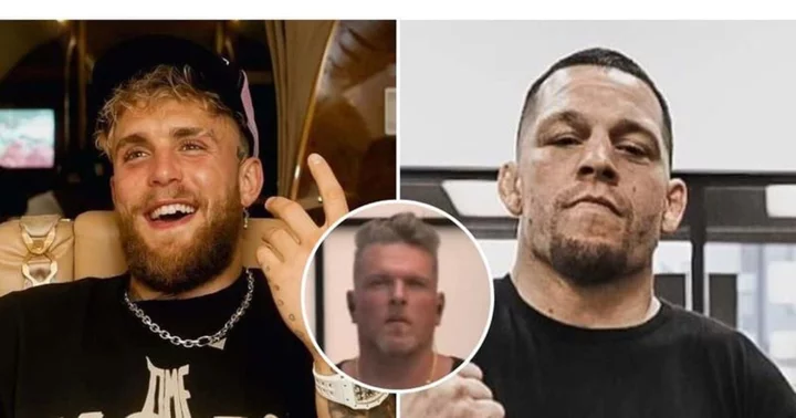 Jake Paul trolls Nate Diaz in live interview with Pat McAfee: 'He has his t*ts bouncing'