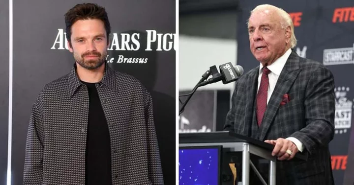 Sebastian Stan's four-hour meeting with Ric Flair creates buzz that he will star in ex-wrestler's biopic