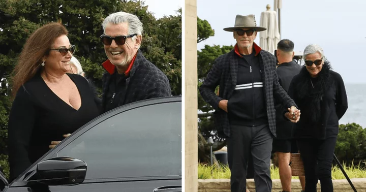 Pierce Brosnan turns 70: Actor treats wife and mom to lunch at Nobu on his birthday outing in Malibu