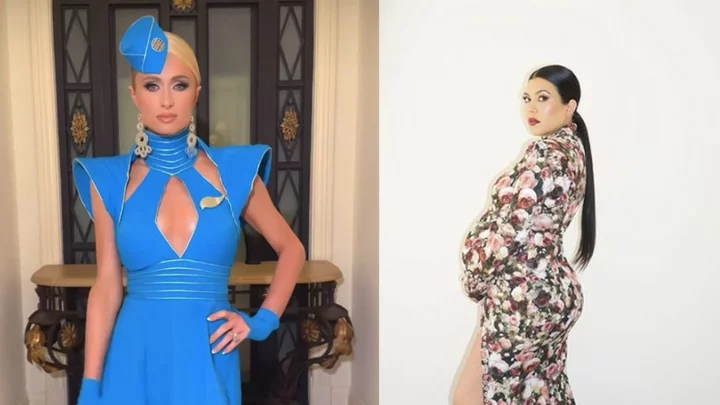 The best celebrity Halloween outfits 2023 LIVE - Kourtney Kardashian dresses as Kim