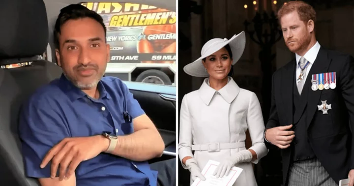 ‘Wouldn’t call it a chase’: Harry and Meghan’s cab driver says they looked ‘nervous’ during paparazzi ordeal but weren't in danger